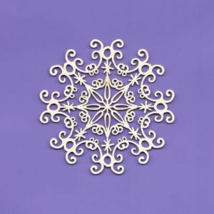 Tekturka Crafty Moly Śnieżynka Folk G5